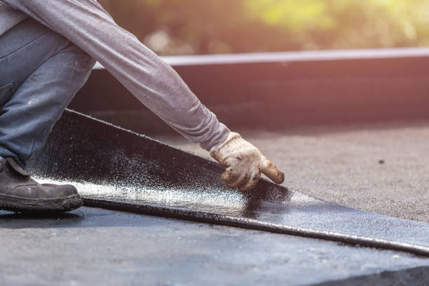 Professional Basement Waterproofing technician working in Maple Grove, MN